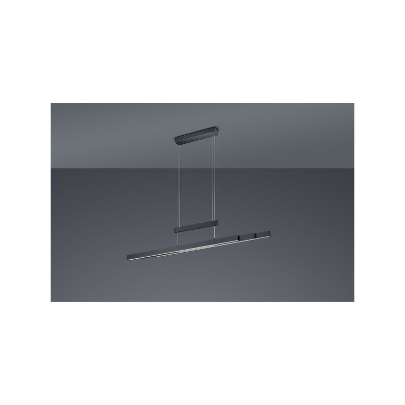 Trio Lampa wisząca LED nowoczesna TRAJAN 375310532 czarny