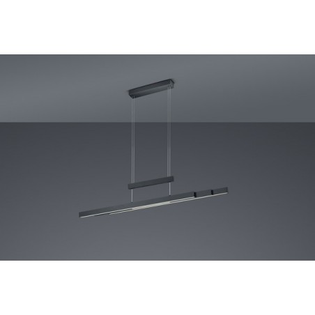 Trio Lampa wisząca LED nowoczesna TRAJAN 375310532 czarny