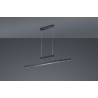 Trio Lampa wisząca LED nowoczesna TRAJAN 375310532 czarny