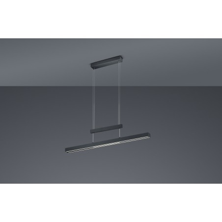 Trio Lampa wisząca LED nowoczesna TRAJAN 375310532 czarny