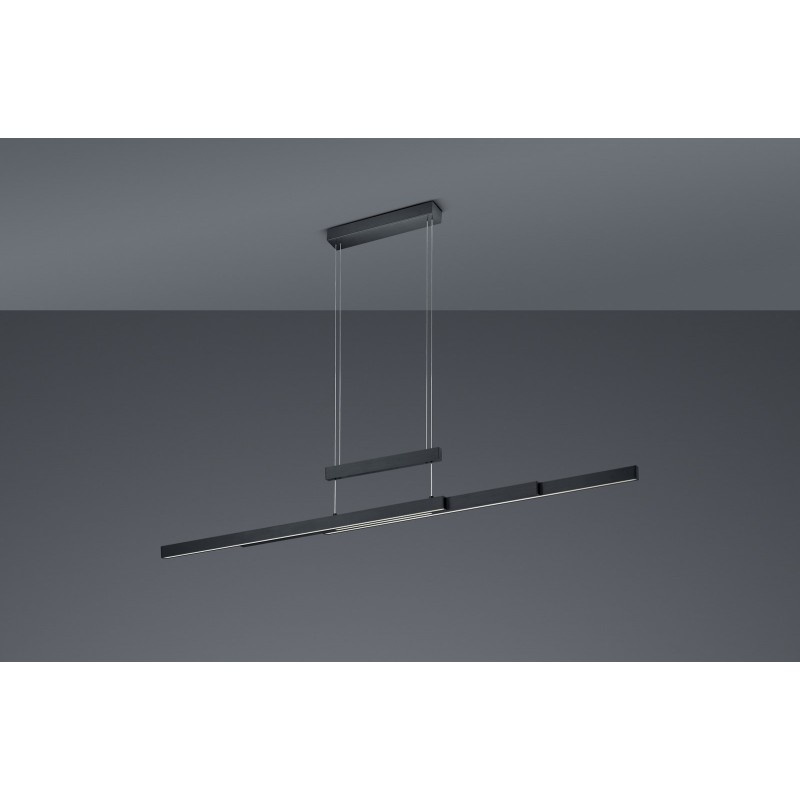 Trio Lampa wisząca LED nowoczesna TRAJAN 375310532 czarny