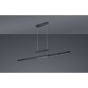 Trio Lampa wisząca LED nowoczesna TRAJAN 375310532 czarny