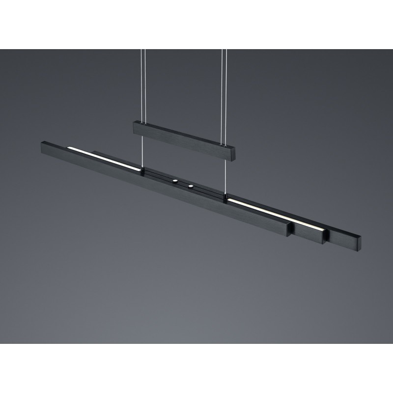 Trio Lampa wisząca LED nowoczesna TRAJAN 375310532 czarny