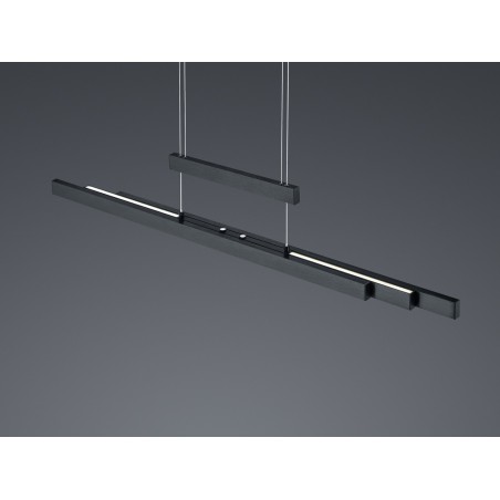 Trio Lampa wisząca LED nowoczesna TRAJAN 375310532 czarny