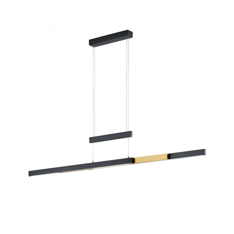 Trio Lampa wisząca LED nowoczesna TRAJAN 375310502 czarny