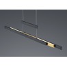 Trio Lampa wisząca LED nowoczesna TRAJAN 375310502 czarny