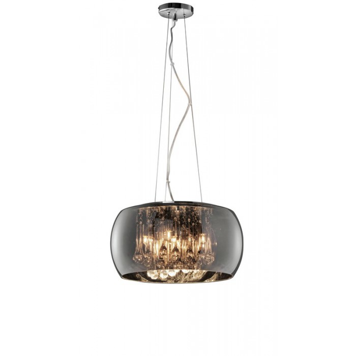 Trio Lampa wisząca nowoczesna VAPORE 311210506 srebrny i odcienie srebra