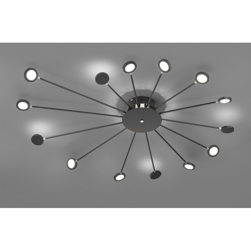 Trio Lampa natynkowa LED PEACOCK 679511532 czarny