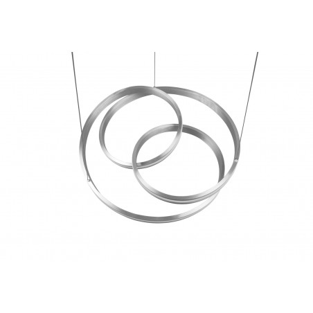 Trio Lampa wisząca LED nowoczesna YARA 326210107 srebrny i odcienie srebra