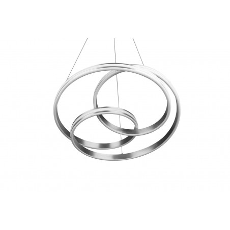 Trio Lampa wisząca LED nowoczesna YARA 326210107 srebrny i odcienie srebra