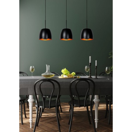 Lucide Lampa wisząca nowoczesna NOLAN 30488/03/30 czarny