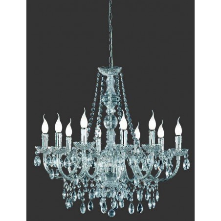 RL Lampa wisząca klasyczna LÜSTER R1170-00 srebrny i odcienie srebra