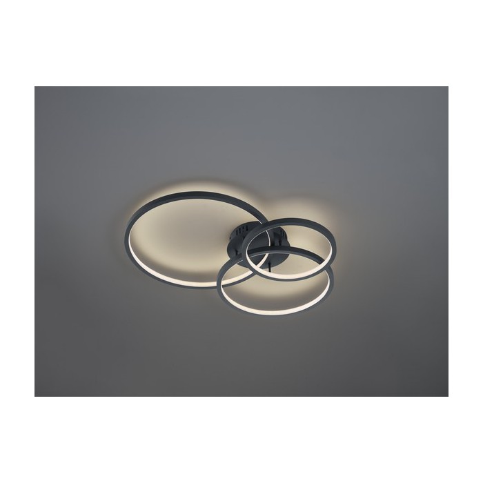 Trio Lampa natynkowa LED AARON 652710342 antracyt