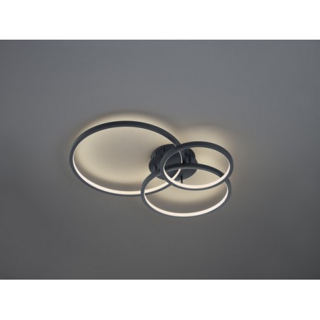 Trio Lampa natynkowa LED AARON 652710342 antracyt
