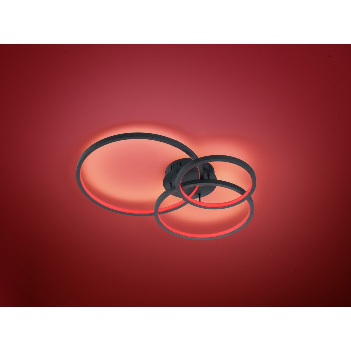 Trio Lampa natynkowa LED AARON 652710342 antracyt