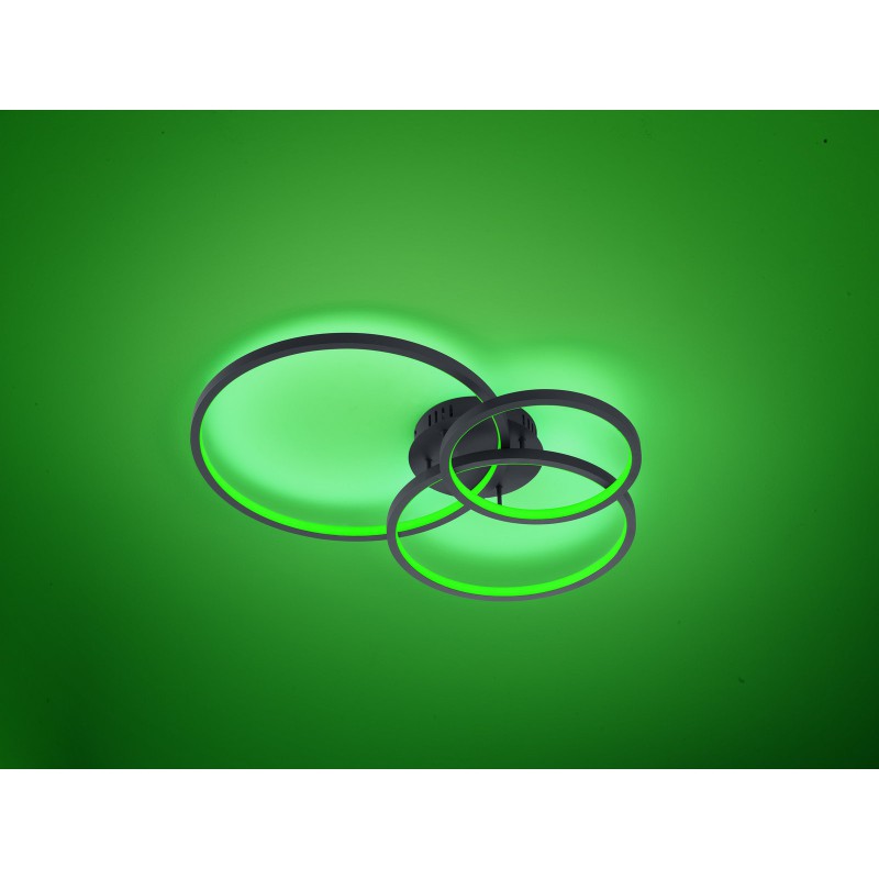 Trio Lampa natynkowa LED AARON 652710342 antracyt