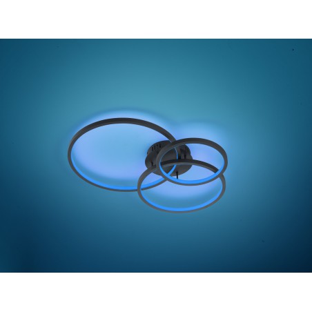 Trio Lampa natynkowa LED AARON 652710342 antracyt