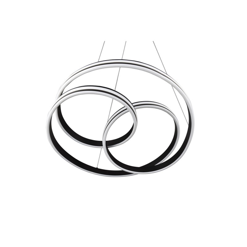 Trio Lampa wisząca LED nowoczesna YARA 326210132 czarny