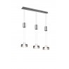 Trio Lampa wisząca LED nowoczesna FRANKLIN 326510307 srebrny i odcienie srebra