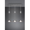 Trio Lampa wisząca LED nowoczesna FRANKLIN 326510307 srebrny i odcienie srebra