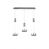 Trio Lampa wisząca LED nowoczesna FRANKLIN 326510307 srebrny i odcienie srebra