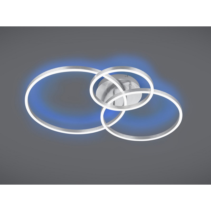 Trio Lampa natynkowa LED WINONA 670810607 srebrny i odcienie srebra