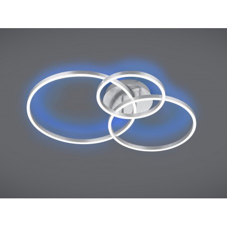 Trio Lampa natynkowa LED WINONA 670810607 srebrny i odcienie srebra