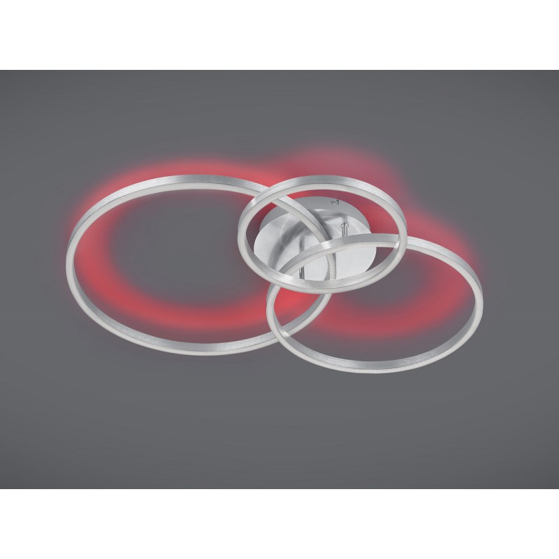 Trio Lampa natynkowa LED WINONA 670810607 srebrny i odcienie srebra