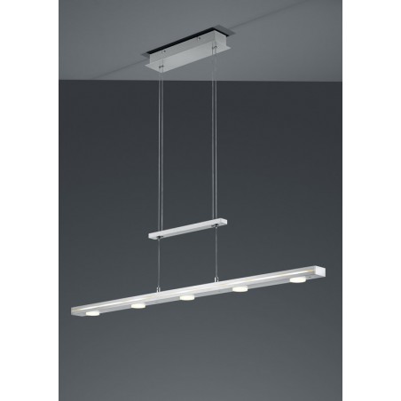 Trio Lampa wisząca LED nowoczesna LACAL 379190707 srebrny i odcienie srebra