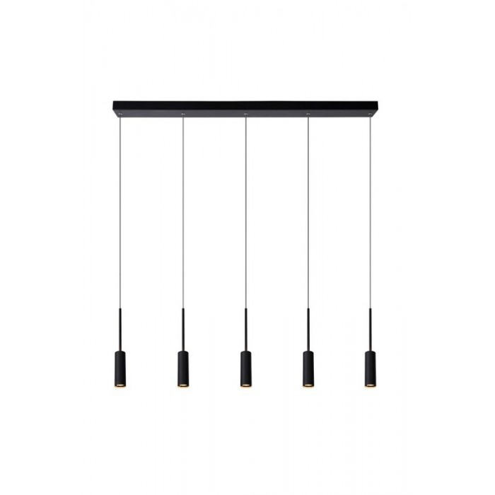 Lucide Lampa wisząca LED nowoczesna TUBULE 24401/35/30 czarny