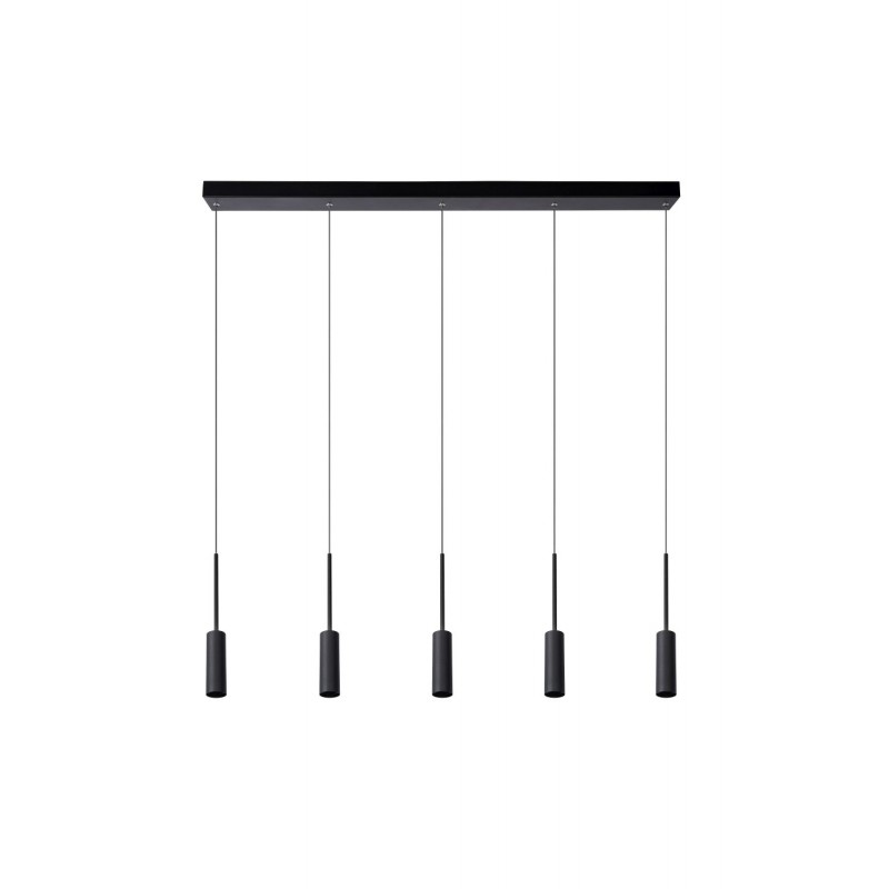 Lucide Lampa wisząca LED nowoczesna TUBULE 24401/35/30 czarny