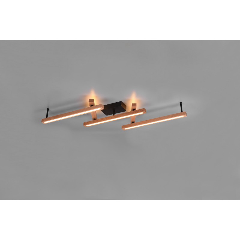Trio Lampa natynkowa LED BELLARI 626410530 drewno jasne i ciemne