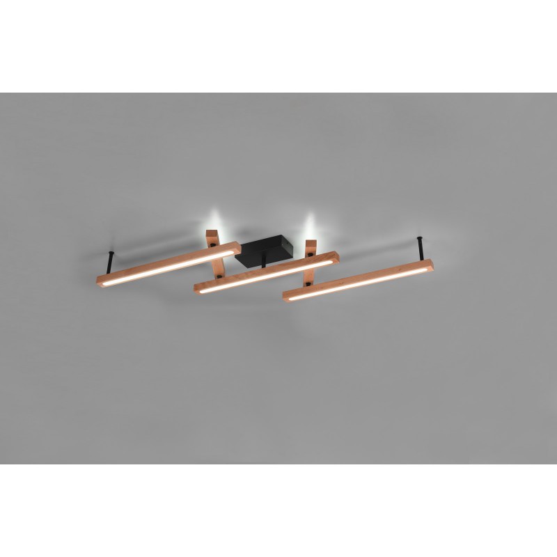 Trio Lampa natynkowa LED BELLARI 626410530 drewno jasne i ciemne