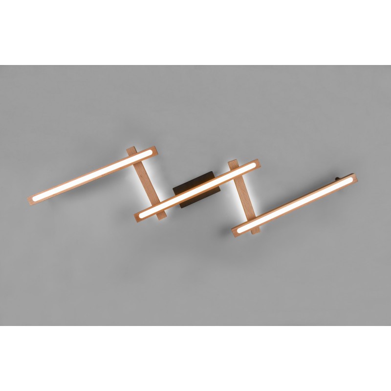 Trio Lampa natynkowa LED BELLARI 626410530 drewno jasne i ciemne