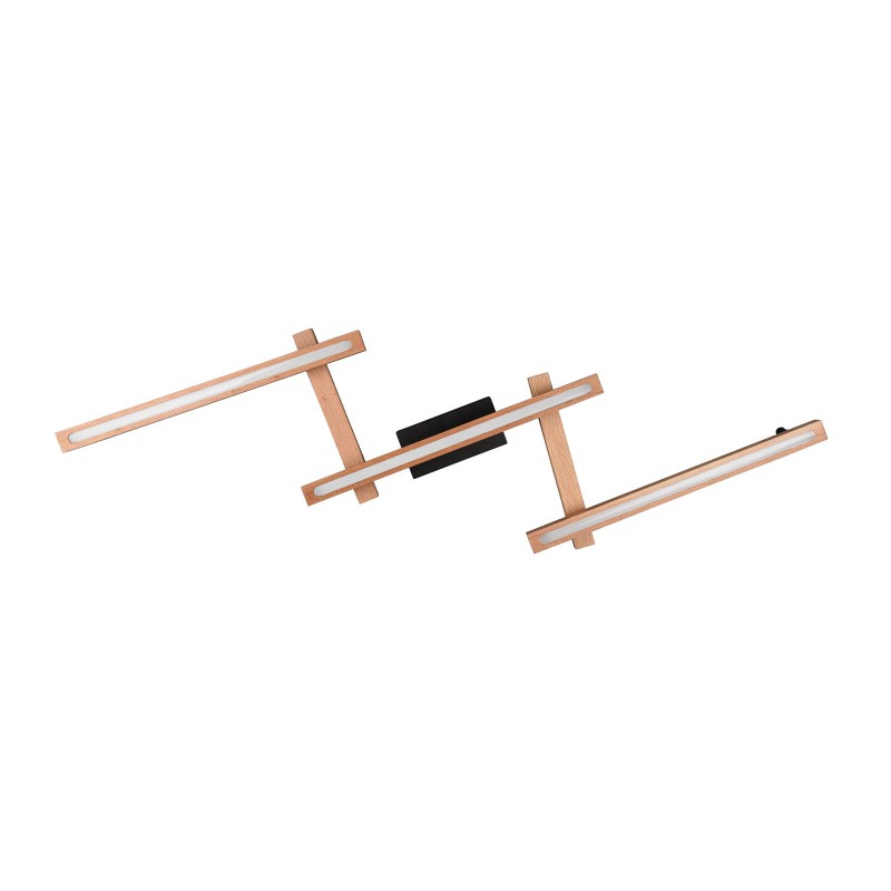 Trio Lampa natynkowa LED BELLARI 626410530 drewno jasne i ciemne