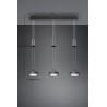 Trio Lampa wisząca LED nowoczesna FRANKLIN 326510342 antracyt