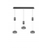 Trio Lampa wisząca LED nowoczesna FRANKLIN 326510342 antracyt