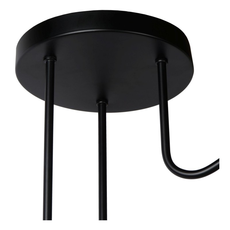 Lucide Lampa natynkowa PEPIJN 05128/03/30 czarny, złoty i odcienie złota