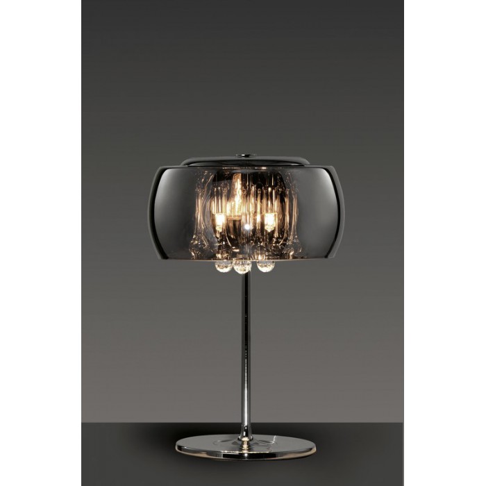 Trio Lampa stołowa VAPORE 511210306 srebrny i odcienie srebra