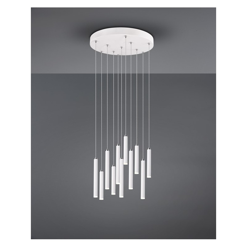 Trio Lampa wisząca LED nowoczesna TUBULAR 321691131 biały