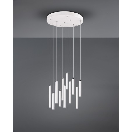 Trio Lampa wisząca LED nowoczesna TUBULAR 321691131 biały