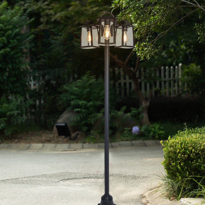 Lutec Lampa zewnętrzna stojąca KELSEY 7273606012 czarny