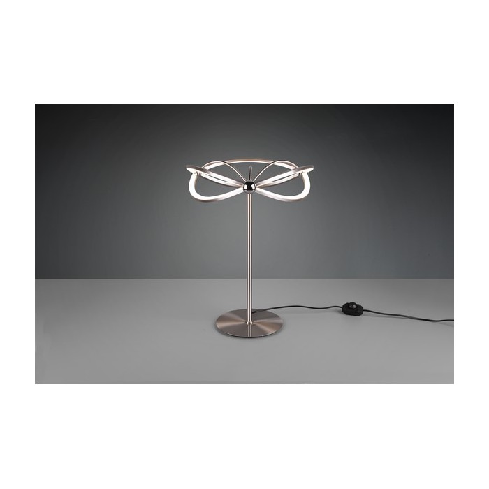 Trio Lampa stołowa CHARIVARI 521210107 srebrny i odcienie srebra