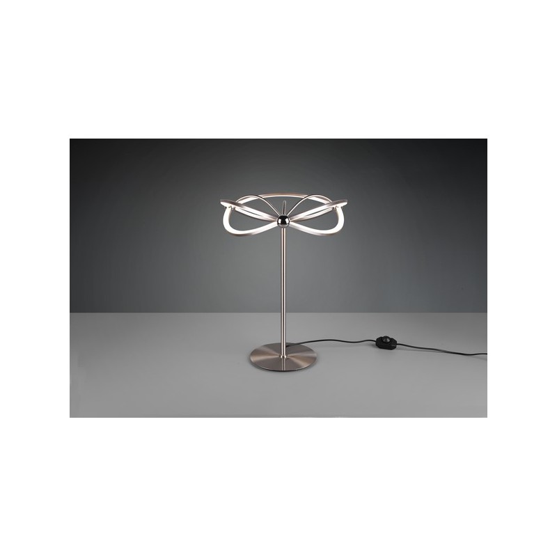 Trio Lampa stołowa CHARIVARI 521210107 srebrny i odcienie srebra