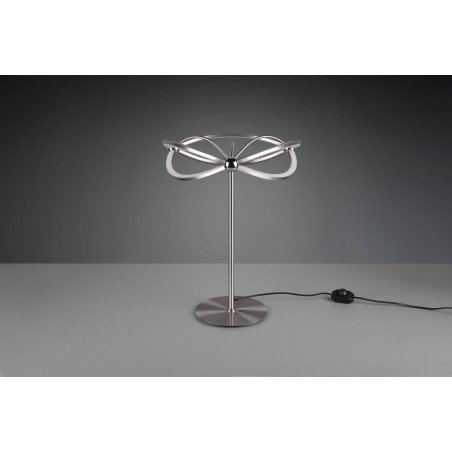 Trio Lampa stołowa CHARIVARI 521210107 srebrny i odcienie srebra