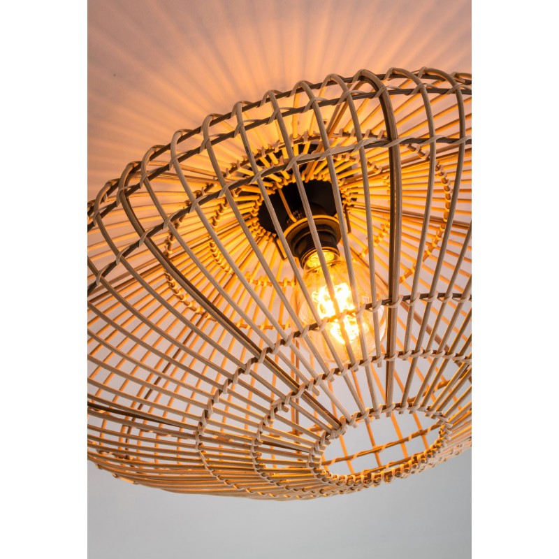 Lucide Lampa natynkowa MAGALI 03135/56/72 drewno jasne i ciemne, czarny