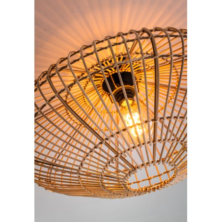 Lucide Lampa natynkowa MAGALI 03135/56/72 drewno jasne i ciemne, czarny