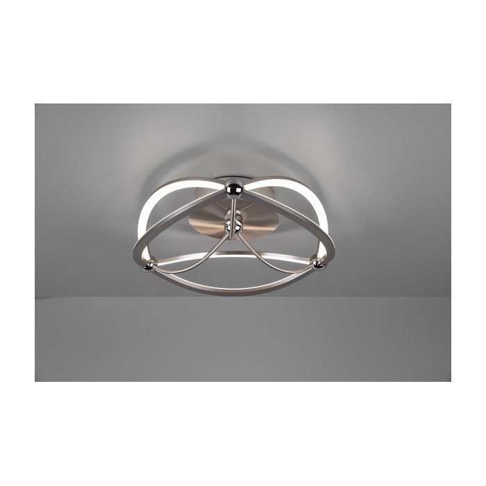 Trio Lampa natynkowa LED CHARIVARI 621210107 srebrny i odcienie srebra