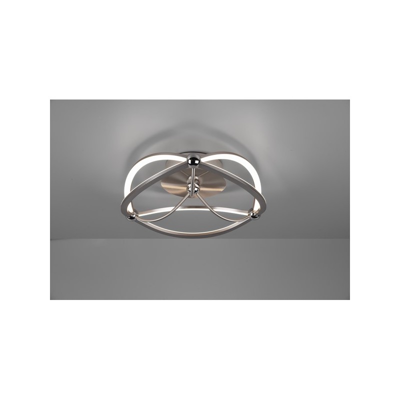 Trio Lampa natynkowa LED CHARIVARI 621210107 srebrny i odcienie srebra