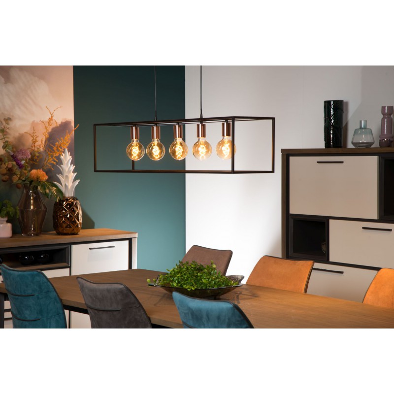 Lucide Lampa wisząca nowoczesna ARTHUR 08424/05/30 czarny, miedziany